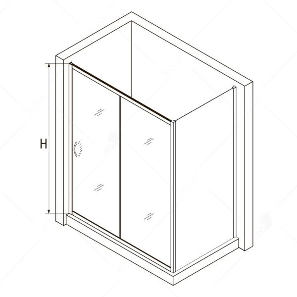 Душевой уголок RGW PA-76 (PA-016 + Z-050-2) 35087600-11 100x100см хром