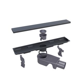 Душевой лоток RGW SDR-22B 47212240-04 40см под плитку чёрный Душевой лоток RGW SDR-22B 47212240-04 40см под плитку чёрный
