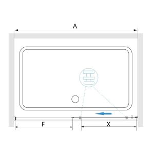 Душевая дверь RGW SV-12G 32321210-16 100см золото
