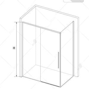 Душевой уголок RGW SV-42 (SV-12 + Z-050-2) 32324220-011 120x100см хром