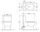 Чаша унитаза напольного BelBagno Ricco BB275CPR