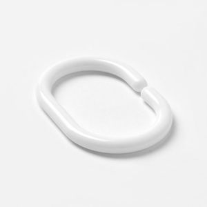 Комплект колец для душевой шторки IDDIS белый RID011P