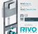 Инсталляция RIVO Set A для унитаза 200001.4 с клавишей смыва RIVO Touch Line белый