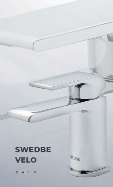 Смеситель для раковины Swedbe Velo 2410 хром