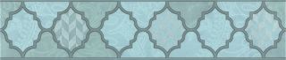 Плитка Kerama Marazzi OP\A22\6328 Декор Фоскари бирюзовый глянцевый 25x40x0,8