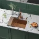 Кухонная мойка RoxenBath Uno 54 560210-54-BRS бронза текстурное покрытие