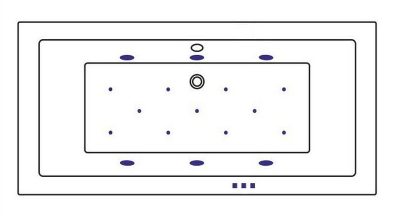 Гидромассажная ванна Whitecross Savia Duo 0103.170080.100.RELAX.GL 170x80см Relax золото