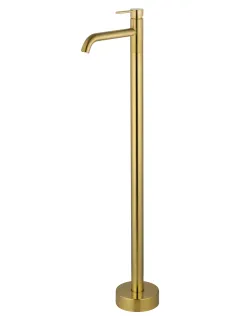 Напольный смеситель для раковины Wonzon & Woghand Stick WW-88649905-BG брашированное золото