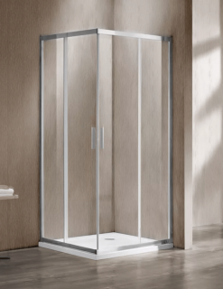 Душевая дверь Vincea Garda VHC-1G110CL 110 см профиль хром стекло прозрачное