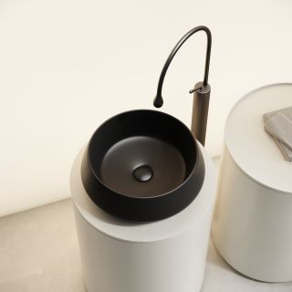 Раковина Ceramicanova Майя (Maya) CN12004MB 40 см чёрный матовый