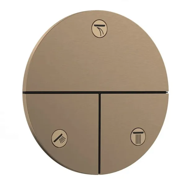 Переключатель потоков для ванны с душем Hansgrohe ShowerSelect 15558140 бронза Переключатель потоков для ванны с душем Hansgrohe ShowerSelect 15558140 бронза