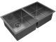 Мойка кухонная Paulmark Gerberg PM237844-GM воронёная сталь Мойка кухонная Paulmark Gerberg PM237844-GM воронёная сталь