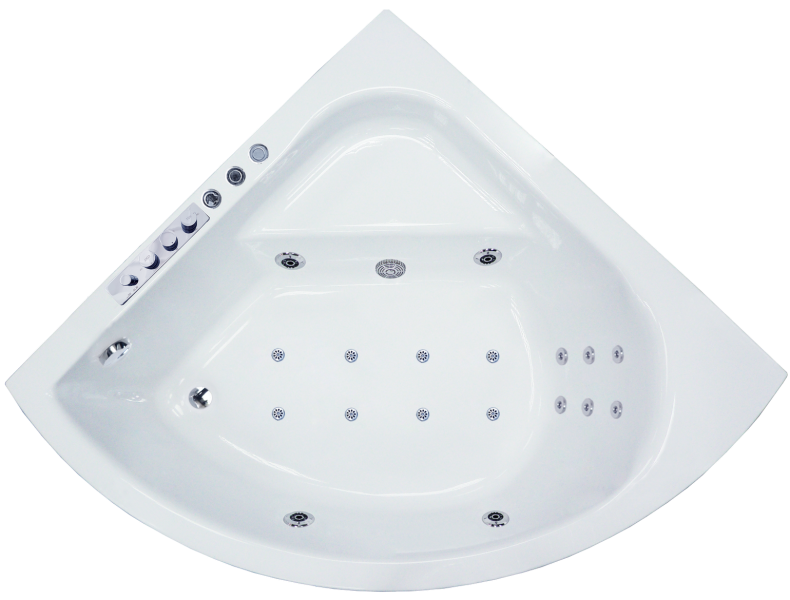 Гидромассажная ванна Royal Bath Rojo De Luxe 150x150см белый RB375201DL