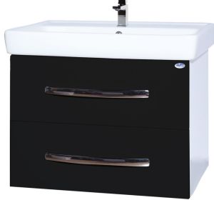Тумба под раковину Bellezza Рокко 80см чёрный 00000010167