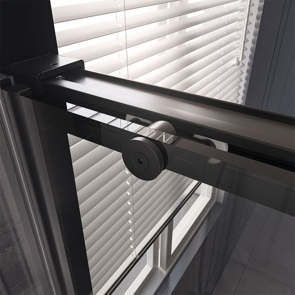 Душевая дверь Veconi Premium Trento PTD-40B, 1500х2000, черный матовый, стекло прозрачное Душевая дверь Veconi Premium Trento PTD-40B, 1500х2000, черный матовый, стекло прозрачное