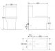Чаша унитаза напольного BelBagno Romano BB248CPR-P