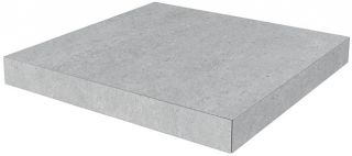 Ступень Kerama Marazzi DL500720R\GCA угловая клееная Фондамента пепельный светлый 33x33x0,9