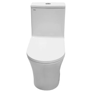 Унитаз-моноблок Azario Vally AZ-80687 безободковый торнадо белый