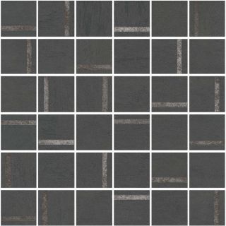 Декор Kerama Marazzi SG640520\MM Гварди 2 мозаичный антрацит матовый обрезной 30x30x0,9