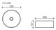 Раковина Ceramica Nova Element CN6032 35см белый