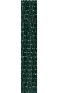 Бордюр Kerama Marazzi LSB001 Левада зеленый темный глянцевый 40x7x0,9