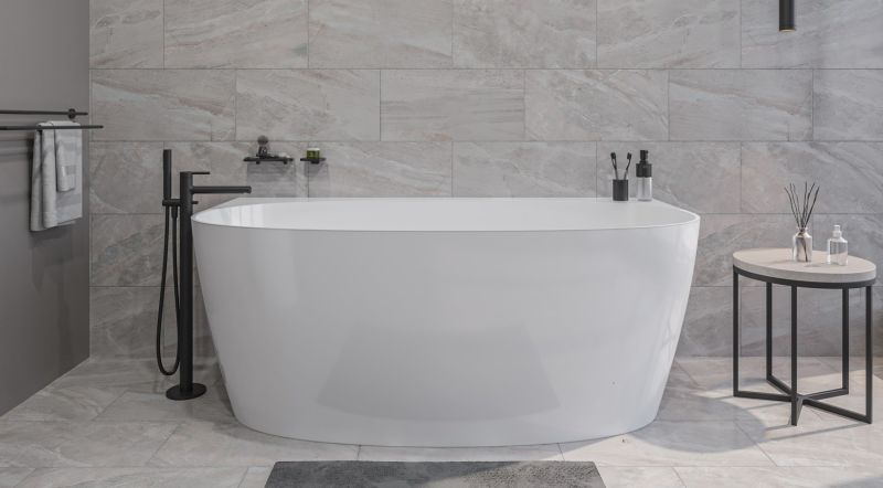 Ванна из искусственного камня Whitecross Pearl A 0214.155080.100 150x80см белый глянец