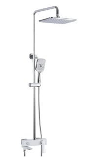 Душевая стойка Rose R2736F белый/хром Душевая стойка Rose R2736F белый/хром