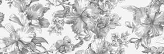 Декор Kerama Marazzi 14018R\3F Монфорте Цветы матовый обрезной 40x120x1