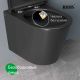 Комплект унитаз и биде IDDIS Калипсо (Calipso) CALR3BMi73 чёрный матовый