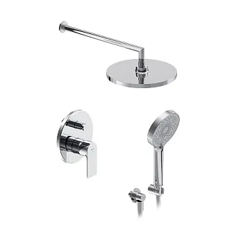 Встраиваемая душевая система Damixa Apollo 947520000 со смесителем хром Встраиваемая душевая система Damixa Apollo 947520000 со смесителем хром