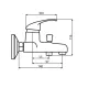 Смеситель для ванны Dorff Comfort D8010000 Хром