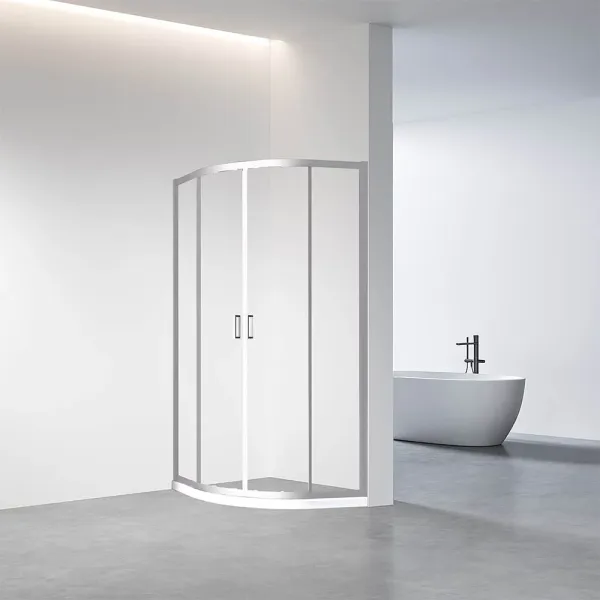 Душевой уголок Veconi Rovigo RV-01, 800x800x1950, хром, стекло прозрачное