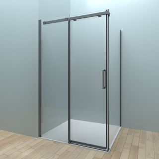 Душевой уголок Veconi Rovigo RV-070B, 1600х1000х1950, черный, стекло прозрачное Душевой уголок Veconi Rovigo RV-070B, 1600х1000х1950, черный, стекло прозрачное