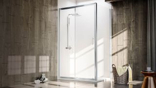 Душевой уголок Veconi Rovigo RV-072, 1300х1000х1900 хром, стекло прозрачное Душевой уголок Veconi Rovigo RV-072, 1300х1000х1900 хром, стекло прозрачное
