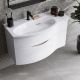 Тумба под раковину Kerama Marazzi Riva RV.100Lh\WHT.M левая 100 см белый матовый