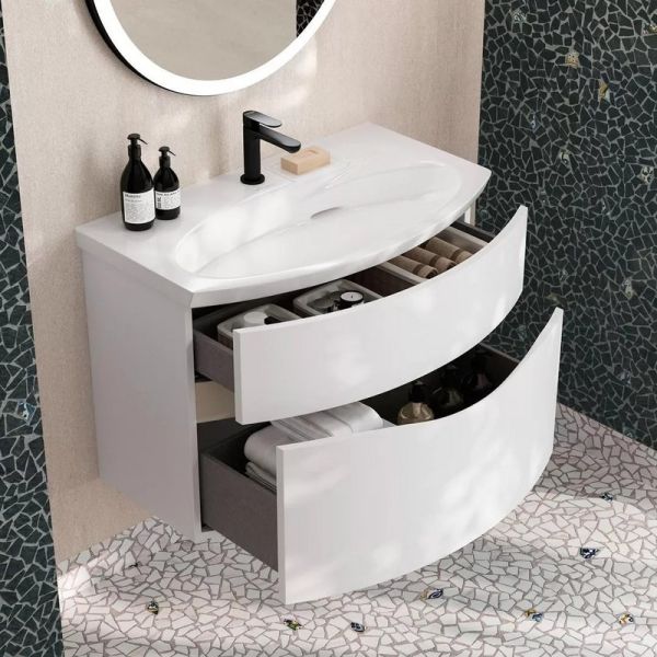 Тумба под раковину Kerama Marazzi Riva RV.80\WHT.M 80 см белый матовый