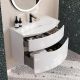 Тумба под раковину Kerama Marazzi Riva RV.80\WHT.M 80 см белый матовый