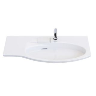 Раковина Kerama Marazzi Riva RV.wb.100Rh правая 100 см белый Раковина Kerama Marazzi Riva RV.wb.100Rh правая 100 см белый