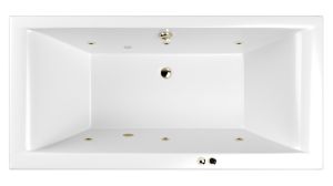 Гидромассажная ванна Whitecross Savia Duo 0103.170080.100.SOFT.BR 170x80см Soft бронза