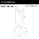 Напольная раковина WHITECROSS Pantheon 0708.043043.2XXXXS 43 см RAL мат
