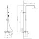 Душевая стойка Raiber Graceful RPB-007 с термостатом чёрный матовый