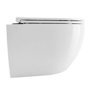 Унитаз подвесной Azario Ines AZ-W03-SW безободковый торнадо чёрный матовый