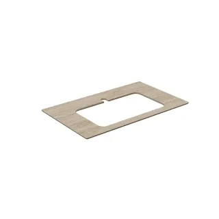Столешница для полувстраиваемых раковин Kerama Marazzi Про Травертин KM6012G0751RP80Ir2 80 см бежевый матовый