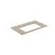 Столешница для полувстраиваемых раковин Kerama Marazzi Про Травертин KM6012G0751RP80Ir2 80 см бежевый матовый