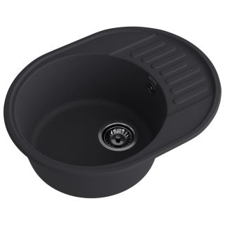 Кухонная мойка GranFest Quarz 58 черный