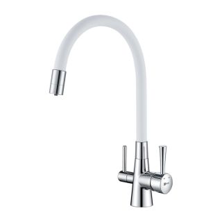 Смеситель для кухонной мойки Lemark Comfort LM3075C-White Смеситель для кухонной мойки Lemark Comfort LM3075C-White