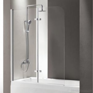 Шторка на ванну Cezares ECO-O-V-12-120/140-P-Cr-R