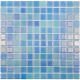 Стеклянная мозаика VIDREPUR Shell С0002470 1236470  Shell Mix Blue 551/552 (на сетке)