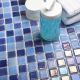 Стеклянная мозаика VIDREPUR Shell С0002472 1236472 Mix Deep Blue 552/555 (на сетке)