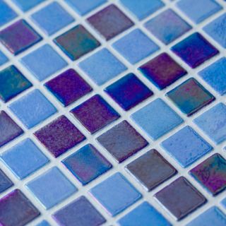 Стеклянная мозаика VIDREPUR Shell С0002472 1236472 Mix Deep Blue 552/555 (на сетке)